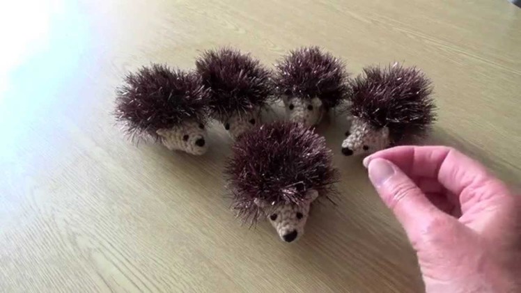 Crochet Amigurumi Baby Hedgehogs