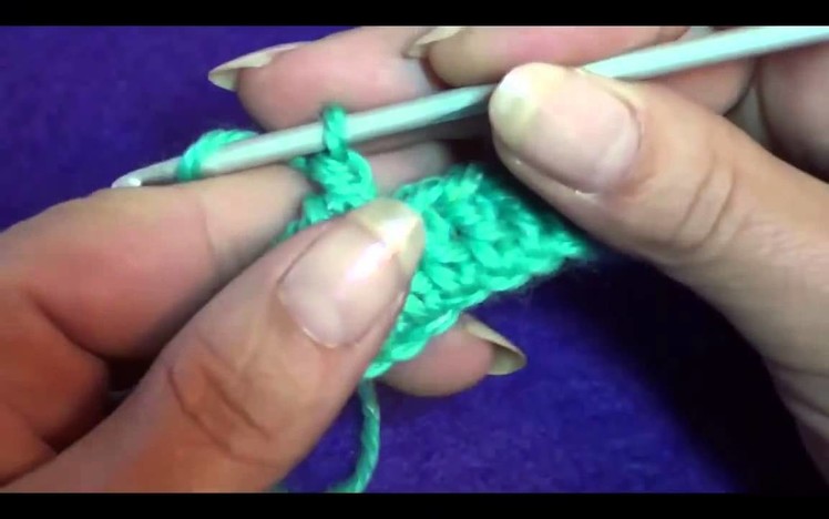 Crochet patterns -  Rachy step with an air loop - DIY - How to