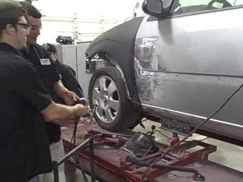 Dent Removal with a Reusable Electrode - (Collision Repair Training) - Dent Repair