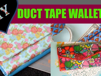 DIY Duct Tape Wallet - Using Duck Tape