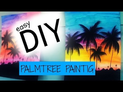 DIY: Easy Palmtree Painting