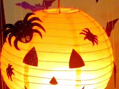 DIY Halloween Jack O' lantern Decoration Hanging