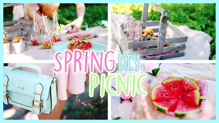 DIY Healthy Spring Picnic ♡ Decor, Snacks & Outfit