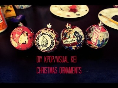 DIY Kpop. Visual Kei Christmas Ornaments