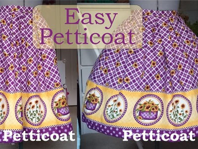 Diy: Quick and Simple Petticoat