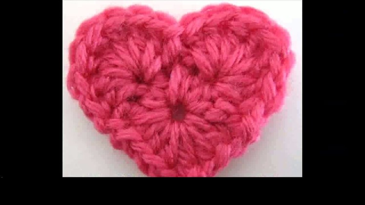 Easy crochet heart tutorial