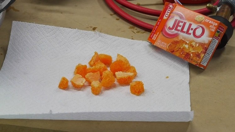 Freeze-drying Jello gelatin with an improved cold trap