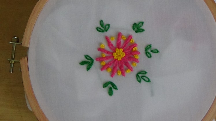 Hand Embroidery: Lazy Daisy & Bullion Knot