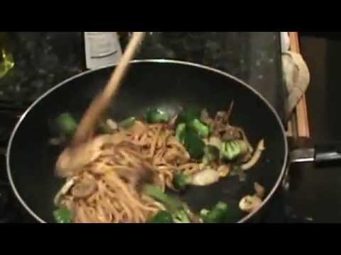 How to cook beef lo mein noodle
