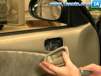How To Install Replace Inside Door Handle Toyota Corolla 98-02 1AAuto.com