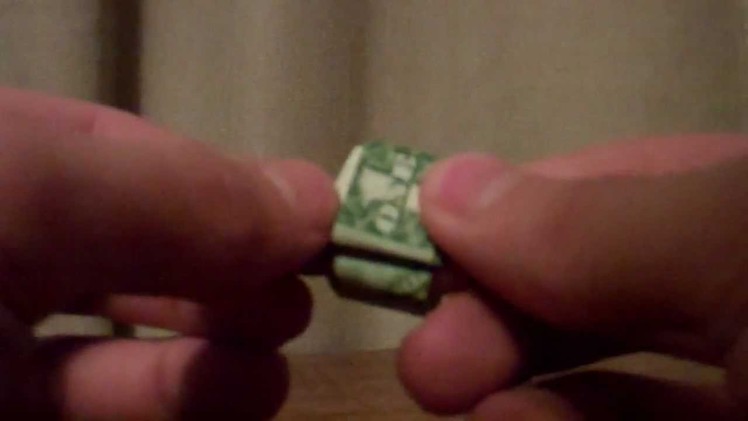 How to make a dollar ring out of a 1 dollar bill.