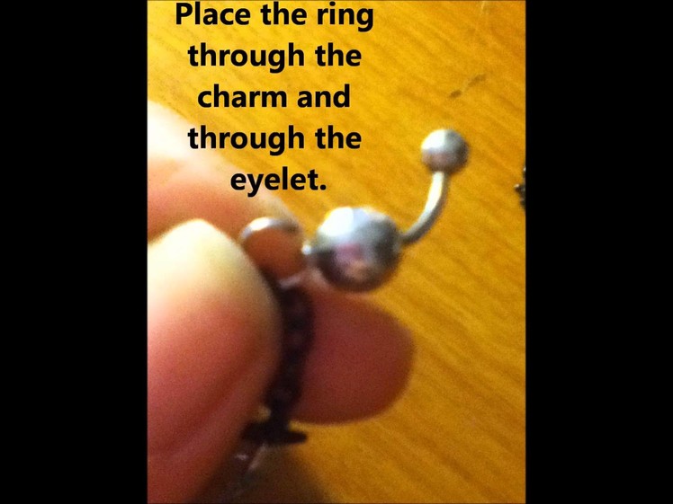 How to make a homemade belly ring