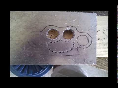How to make Aluminum Knuckle Dusters at home
