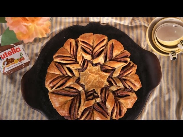 How to Make Braided Nutella Croissant Bread | Get the Dish