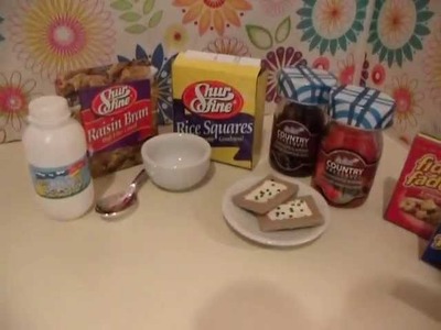 How To Make Doll Size Snack + Cereal Boxes