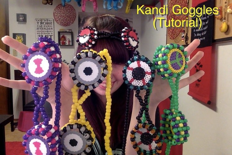 How to make Kandi Goggles (Tutorial)