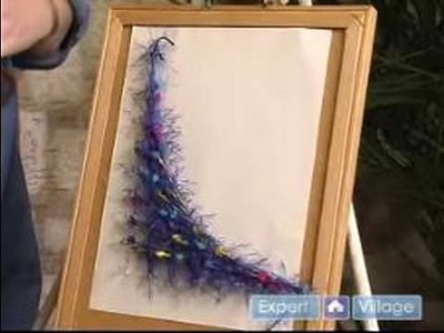 How to Make String Art : How to Use A Hairy String in String Art