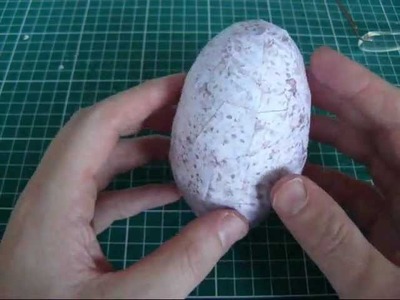 How to make the hatching Deinonychus part 1: the egg