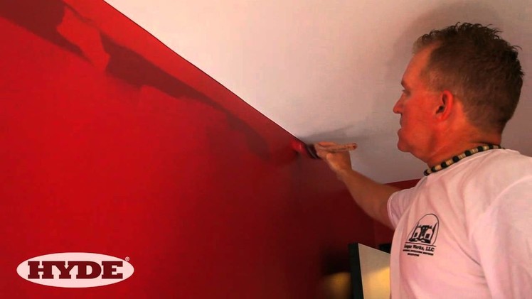 How to paint next to a ceiling and get clean edges