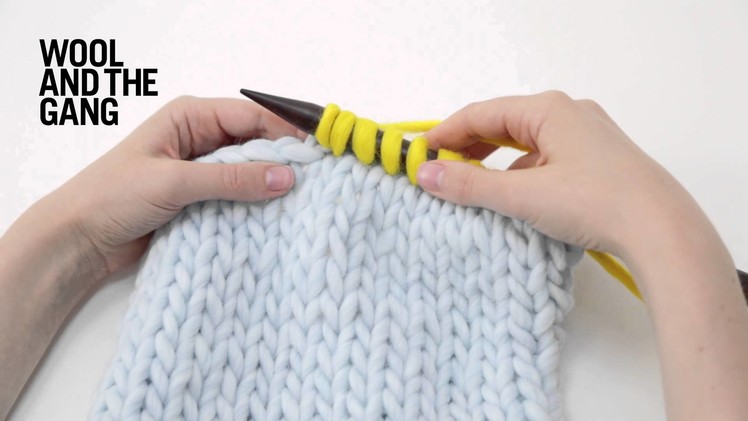 How to pick up stitches in knitting
