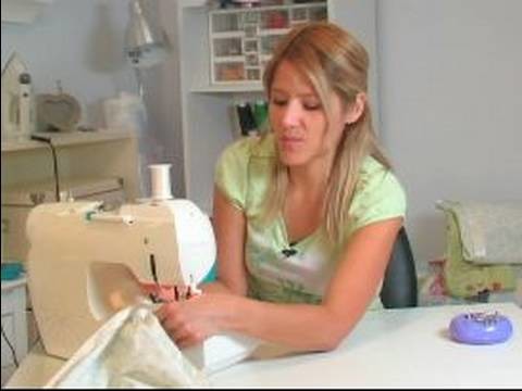 How to Sew a Baby Blanket : How to Finish Baby Blanket Corners