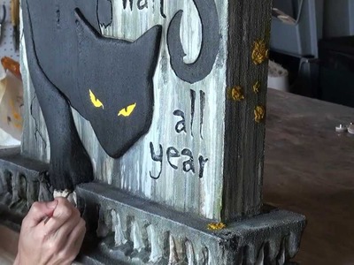 Hunter's Moon Tombstone: Halloween Prop