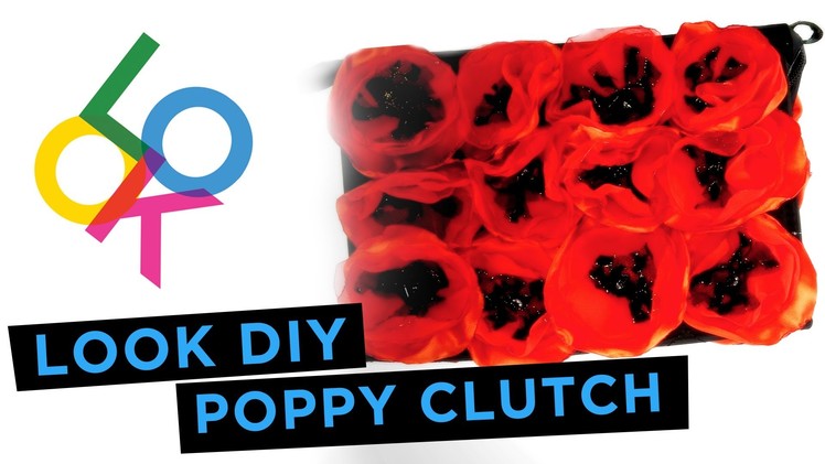 Memorial Day Poppy Clutch: LOOK DIY