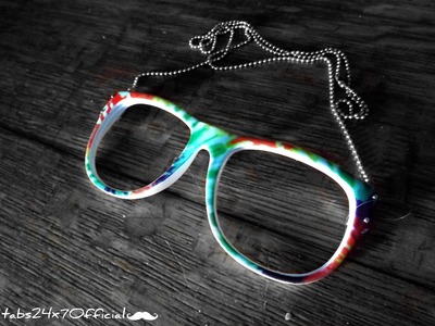 Old sunglasses = new super cute necklace?! HECK YEAH! n__n
