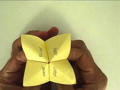 Origami Fortune Teller. Chooser
