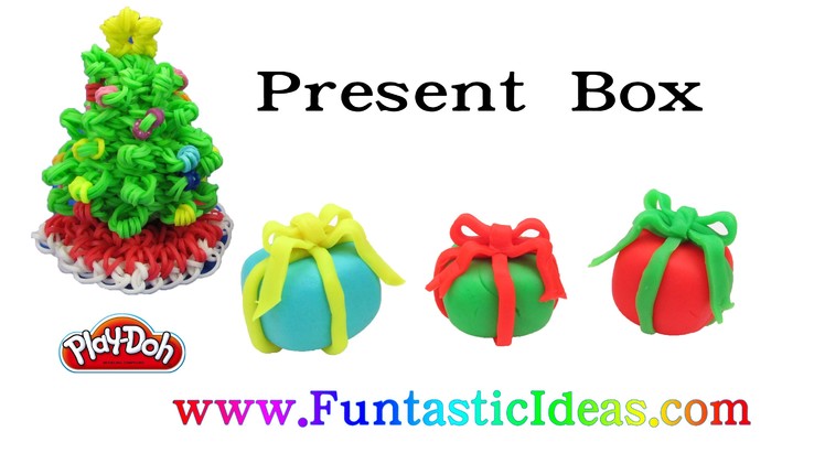 Play Doh Present.Gift Box - How to with playdough