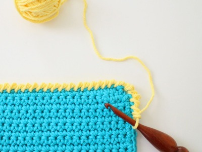 Reverse Single Crochet Stitch Left Handed