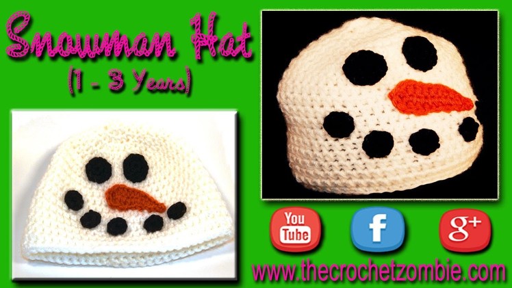 Snowman Hat 1 - 3 years