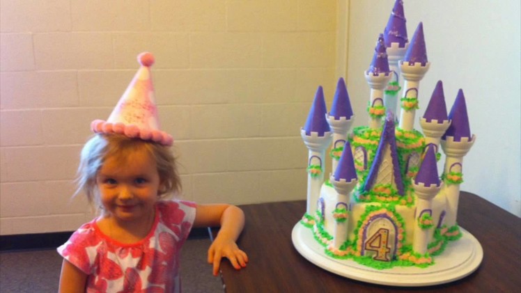 Victoria's incredible princess castle birthday cake