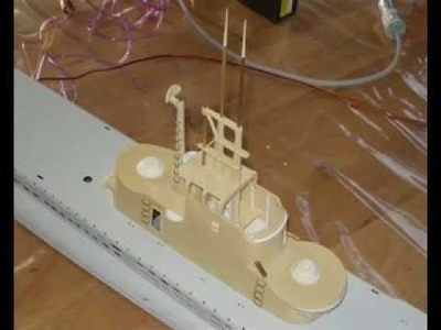 Working Radar Mast and Periscopes on my model Submarine  Engel Gato