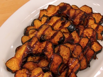 Balsamic Glazed Roasted Acorn Squash - Laura in the Kitchen Episode 248