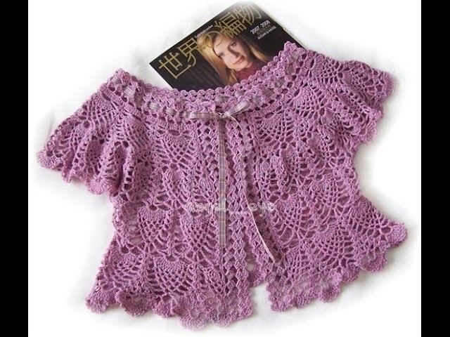 Crochet shrug| how to crochet vest shrug free pattern tutorial for beginners 13