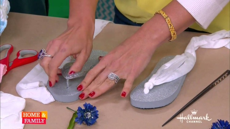 DIY Flip flops for Mom and daughter - By Tanya Memme As seen on Home and Family