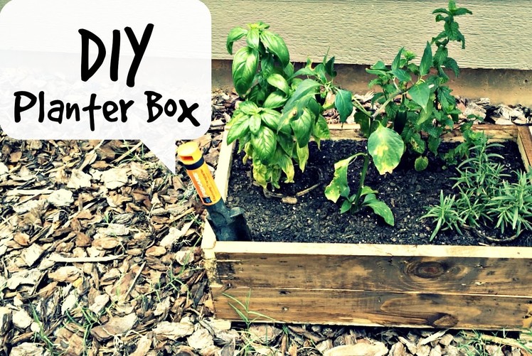 DIY Planter Box | Pallet Wood