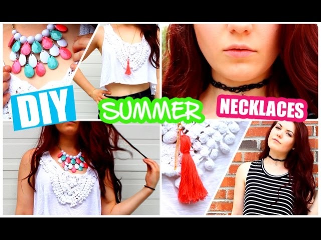 DIY Summer Necklaces! ☀️