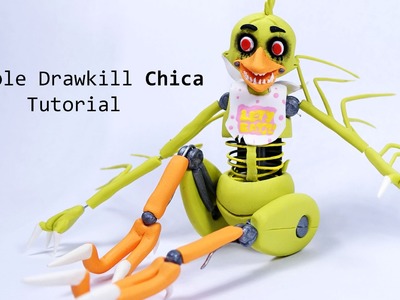 Drawkill Chica Posable Figure Polymer Clay Tutorial