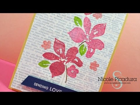 Gesso + Stamping - Start-To-Finish #31