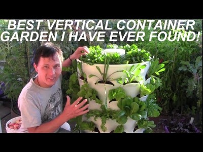 Grow 53 Plants in 4 Sq Ft with a Garden Tower Vertical Container Garden