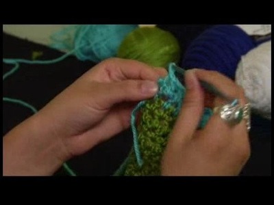How to Crochet a Scarf : Finishing Double Crochet Trim for Scarf
