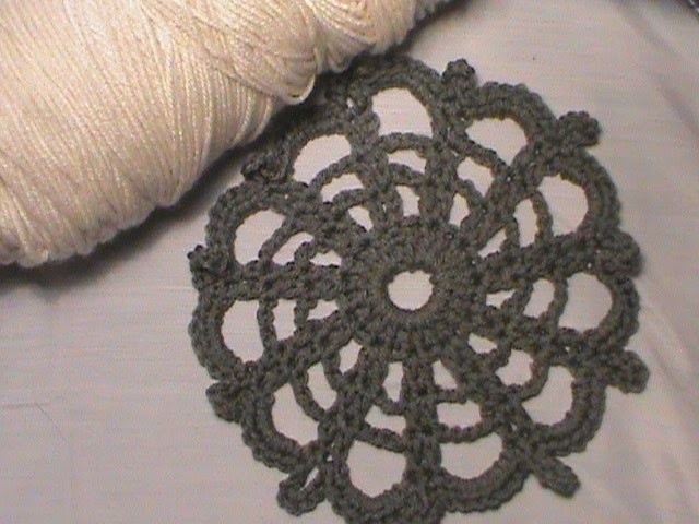 How to Crochet the "Lacy Wheel"