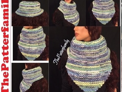 How to Knit a Cowl Pattern #25│by ThePatterfamily