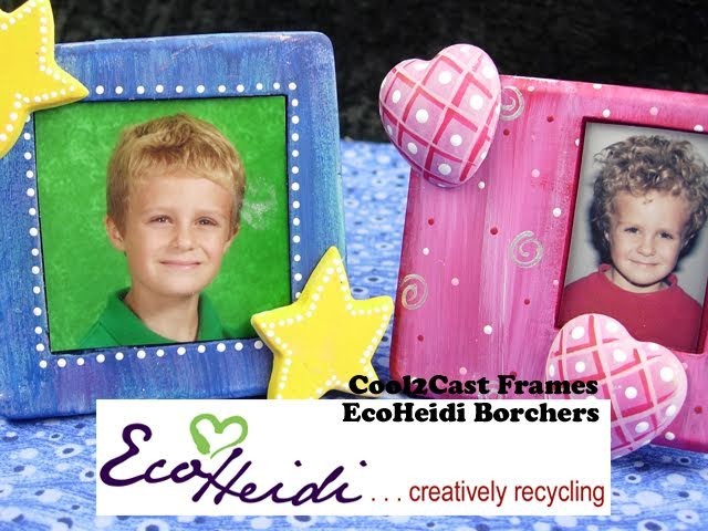 How to Make a Cool2Cast Frame from Blister Packaging by EcoHeidi Borchers