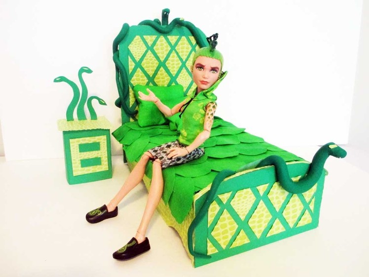 How to make a Deuce Gorgon Doll Bed Tutorial. Monster High