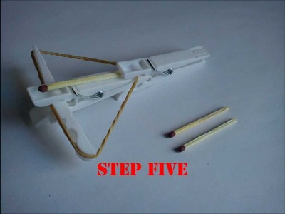 How to make a mini crossbow