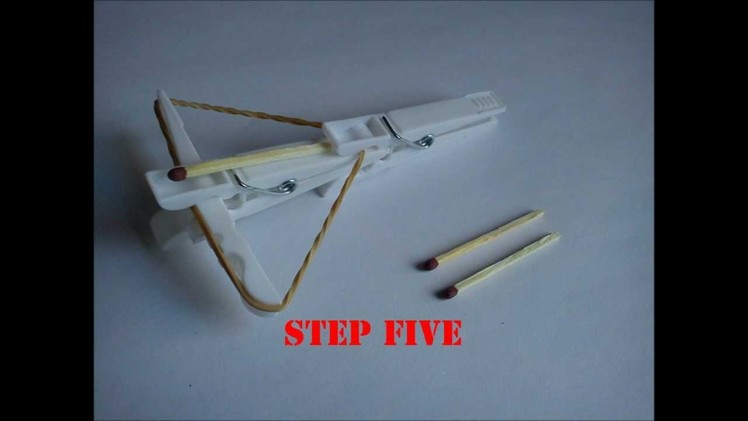 How to make a mini crossbow