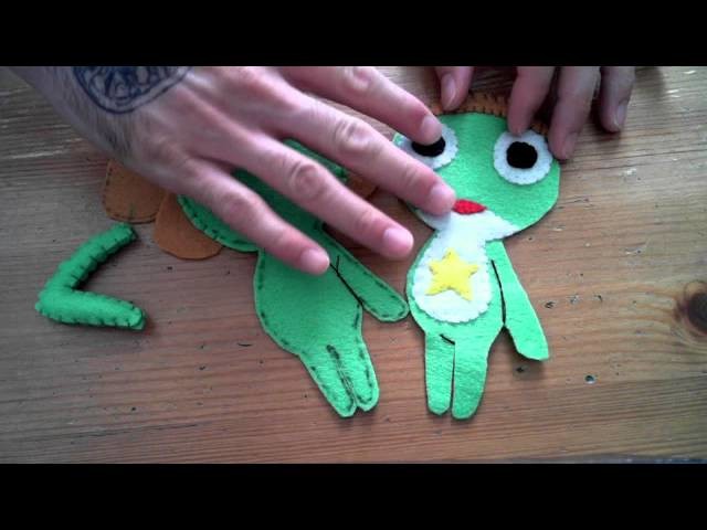 How to make a Sgt. Frog plush tutorial